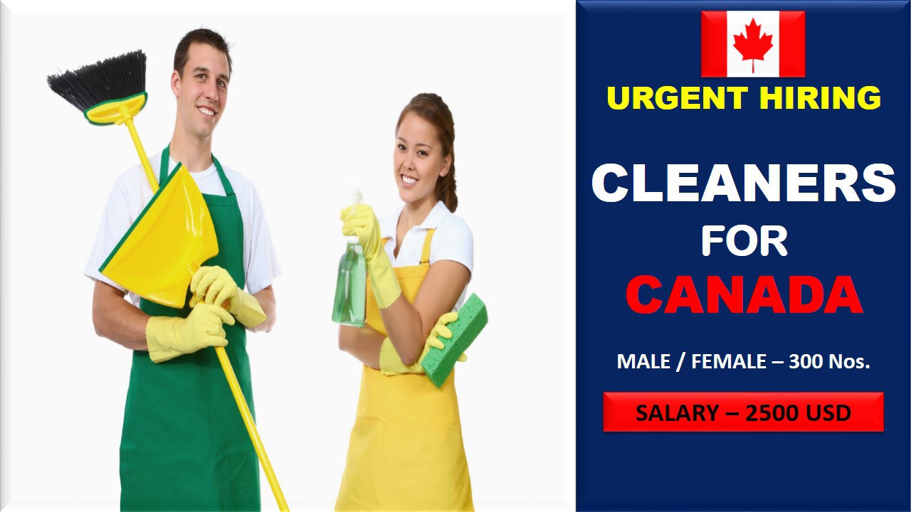 Jobs In Canada: Building Cleaner Needed In Canada